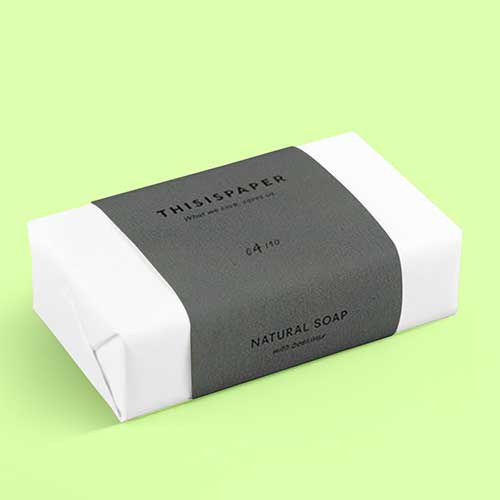 Black Soap Wrapping Paper