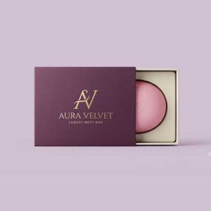 Gold Foil Luxury Soap Boxes
