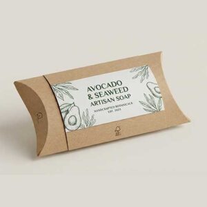 Kraft Pillow Soap Boxes