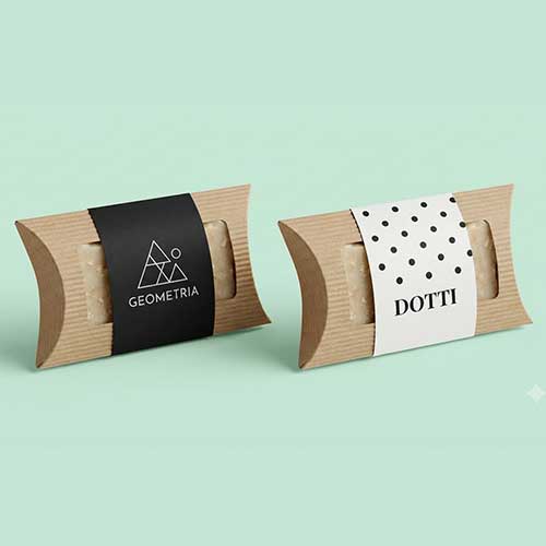 Kraft Pillow Soap Boxes