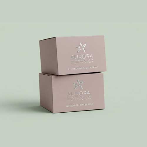 Silver Foil Soap Boxes