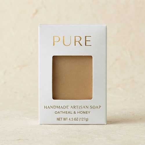 White Soap Boxes With Window