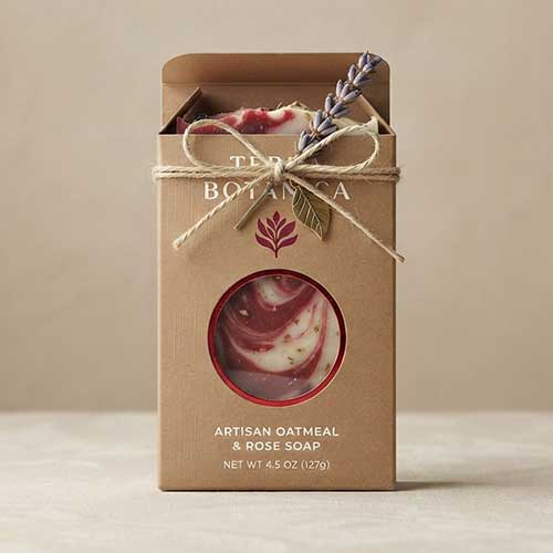 Window Gift Soap Boxes